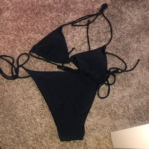 Two piece bathing suit